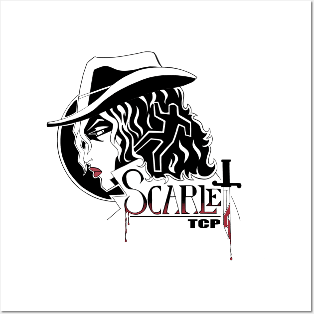 Scarlet TCP Transparent Logo Wall Art by Scarlet TCP